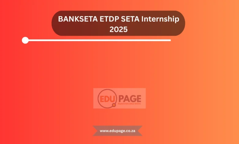 BANKSETA ETDP SETA Internship 2025