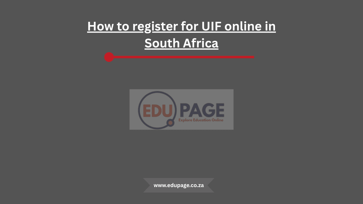 registering for UIF online