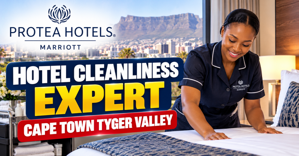 Hotel Cleanliness Expert job at Proteager Val Hotel Cape Town Tyley