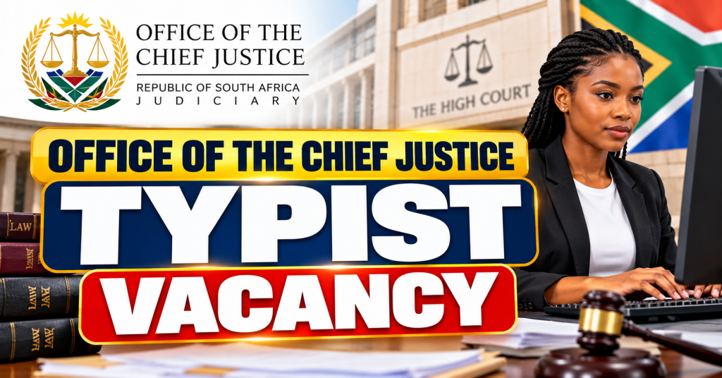 Office of the Chief Justice Typist Vacancy